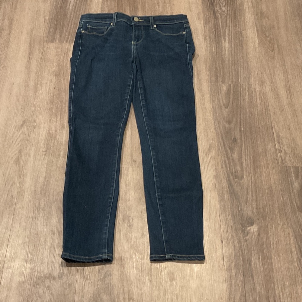 PAIGE Dark Blue Straight Leg women’s Jeans